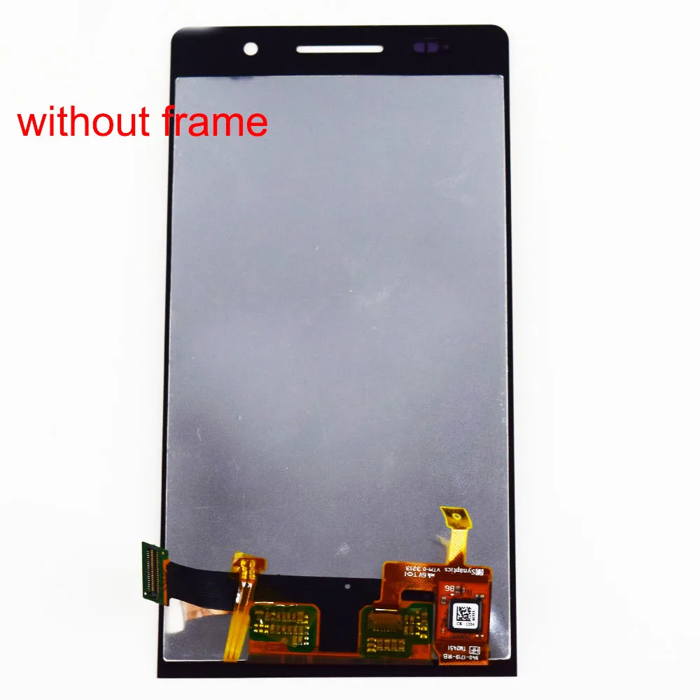 Черный/белый для Huawei Ascend P6 P6S сенсорный экран дигитайзер сенсорная панель стекло +