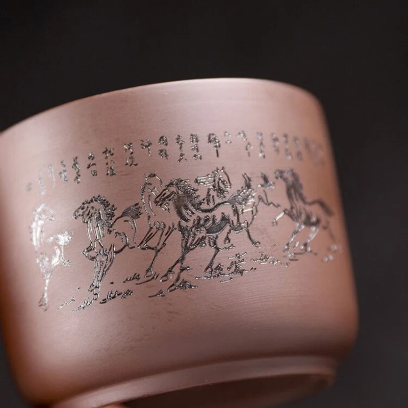 Чайный набор кунг-фу чайный с фиолетовым песком | Дом и сад