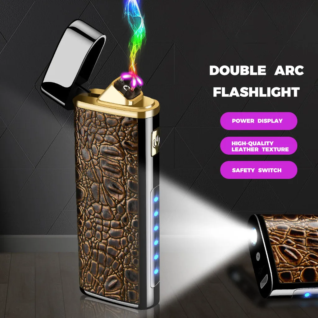 Электронная беспламенная зажигалка Usb Аккумуляторная Зажигалка инструменты для