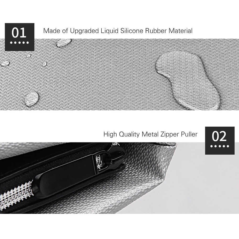 Огнеупорные мешки для документов Водонепроницаемый Жидкий силиконовый материал