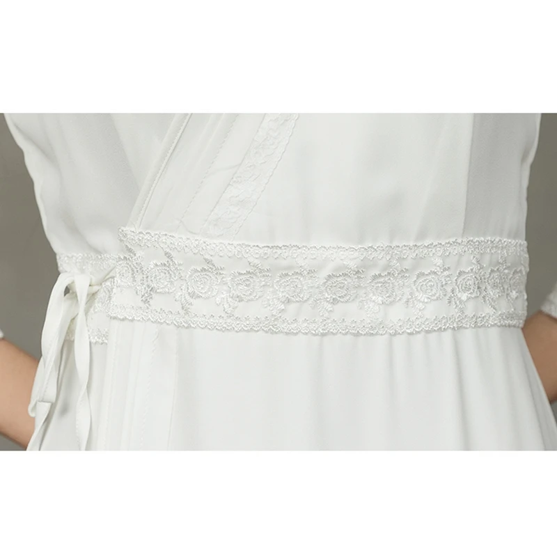 

2021 New Elegant White Casual Chinese Traditional Hanfu Dress for Women Cosplay Ancient Chinese Costume Song Dynasty Clothes