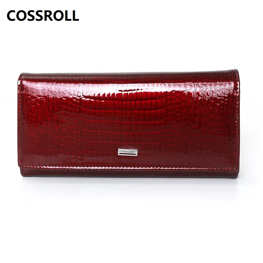 Роскошные Брендовые женские кошельки кошелек из натуральной кожи Длинный