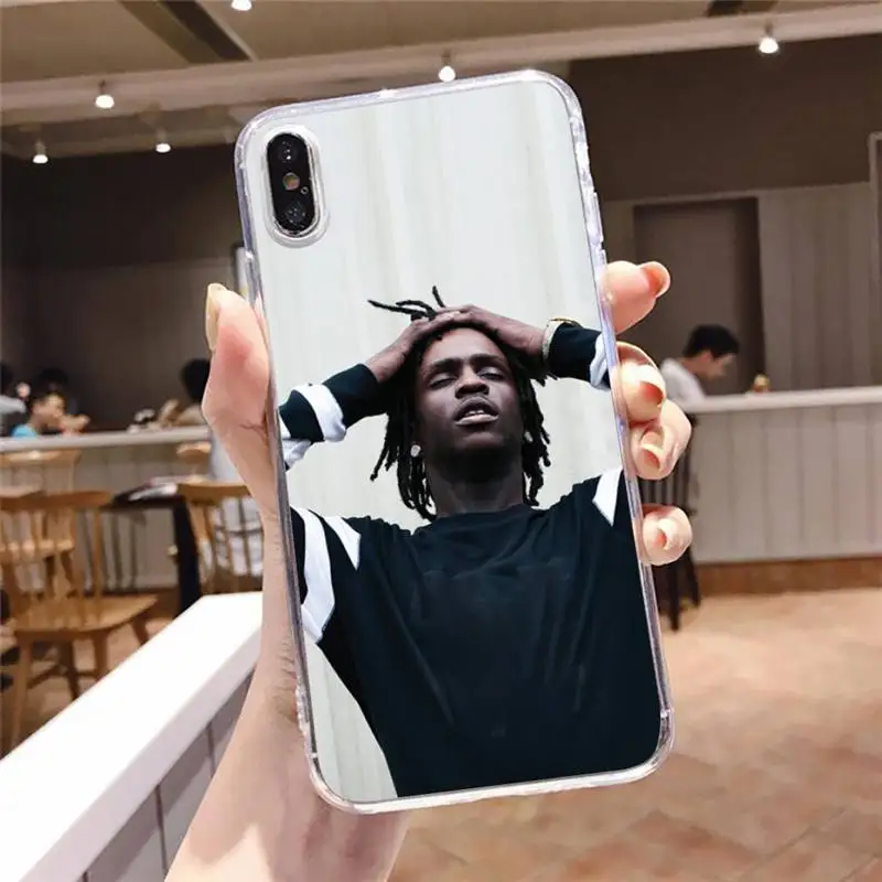 

TOPLBPCS Chief Keef rapper Phone Cases Transparent soft For iphone 5 5s 5c se 6 6s 7 8 11 12 plus mini x xs xr pro max