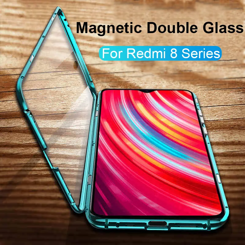 Магнитный флип чехол для телефона Redmi 8 8a Xiaomi note 7 Pro с полным покрытием на 360 ° redmi8