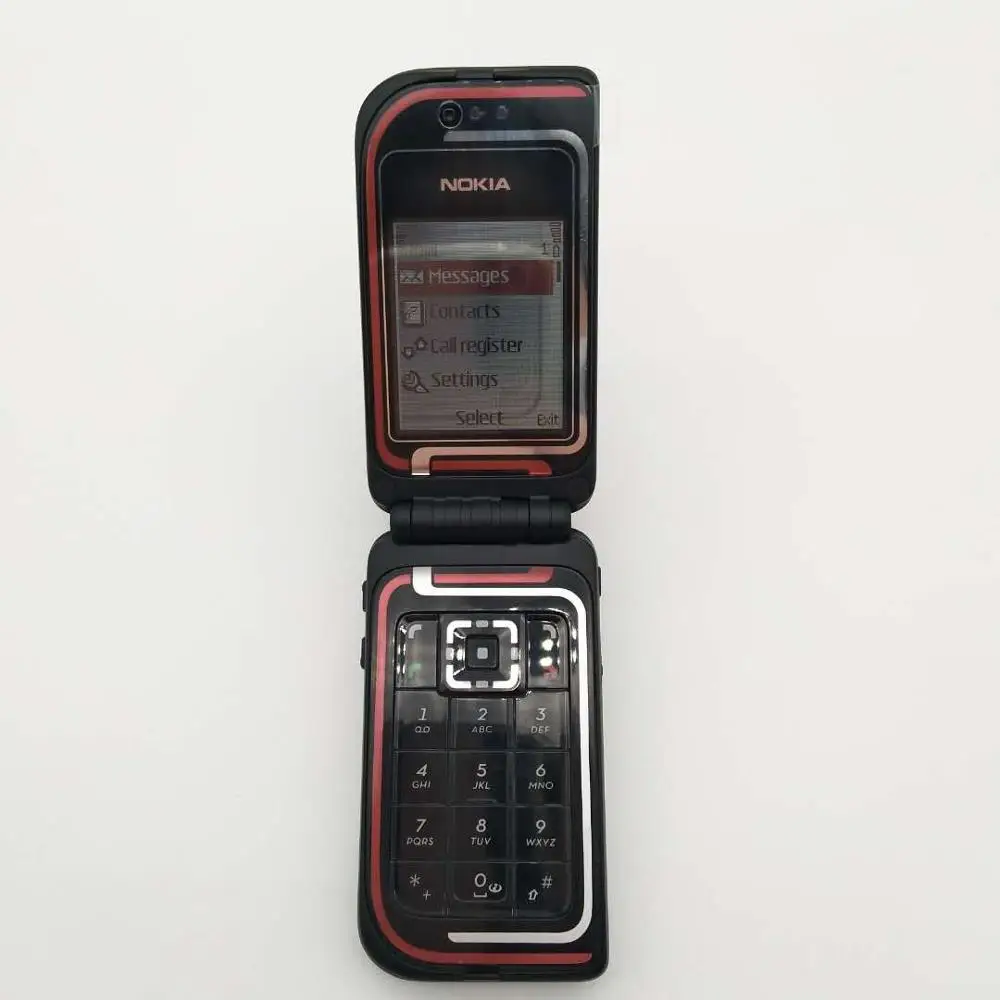 nokia 7270 refurbished original unlocked nokia 7270 flip 2 0“ gsm mobile phone 2g phone with one year warranty free shipping free global shipp