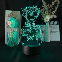 3d neon table lamp ban figure led kids night light app control nightlight anime fans birthday party decor the seven deadly sins