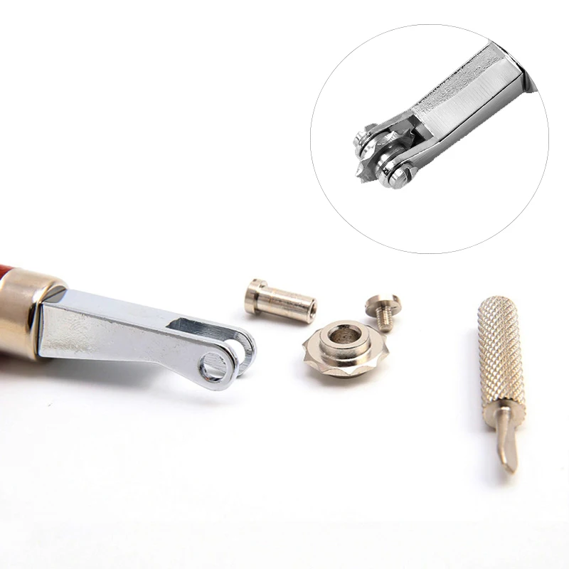 MIUSIE кожаные инструменты для рукоделия Американский интервал колеса пробивая с 4