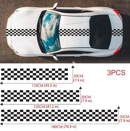 

Car Hood Cover Sticker Long Strip Auto Vinyl Film Wrap Decals Racing Sports Car DIY Stickers Automobiles Car Tuning Accessories
