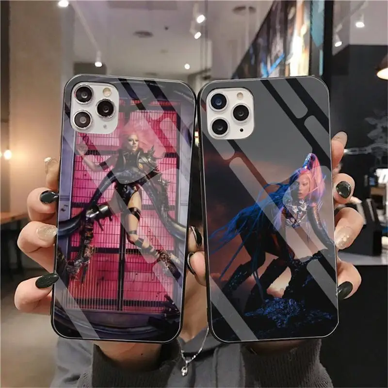 

lady gaga chromatica Phone Case Tempered Glass For iPhone 12 pro max mini 11 Pro XR XS MAX 8 X 7 6S 6 Plus SE 2020 case