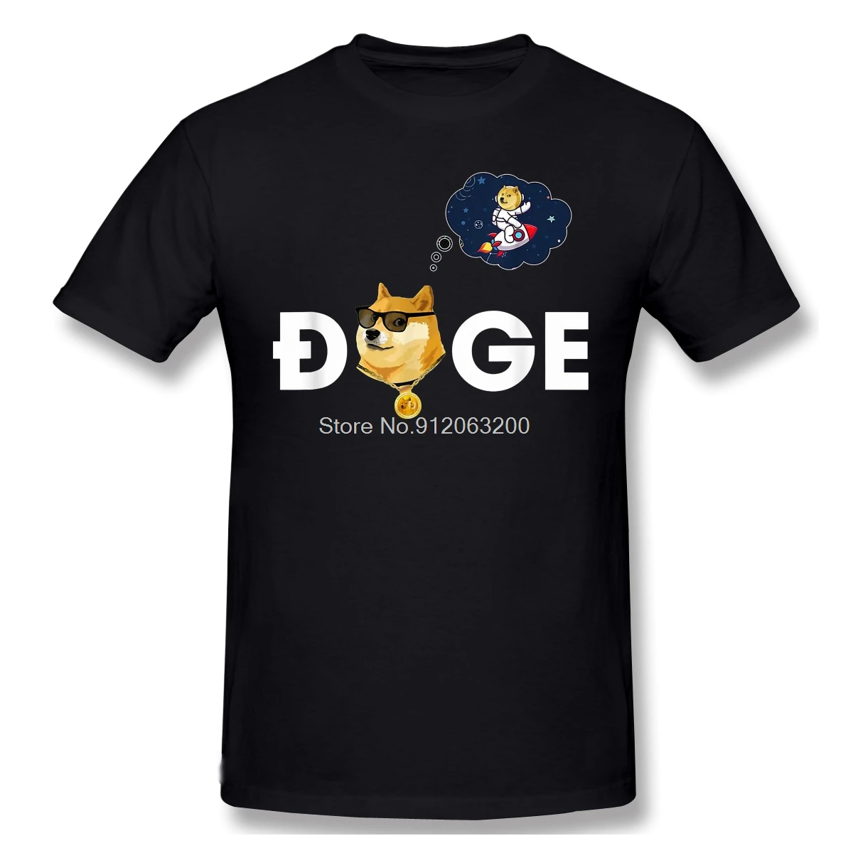 

Doge Dogecoin Биткоин, Новое поступление, футболка с надписью «Hold To The Moon», забавная крипто-валюта, мем, большая Мужская футболка