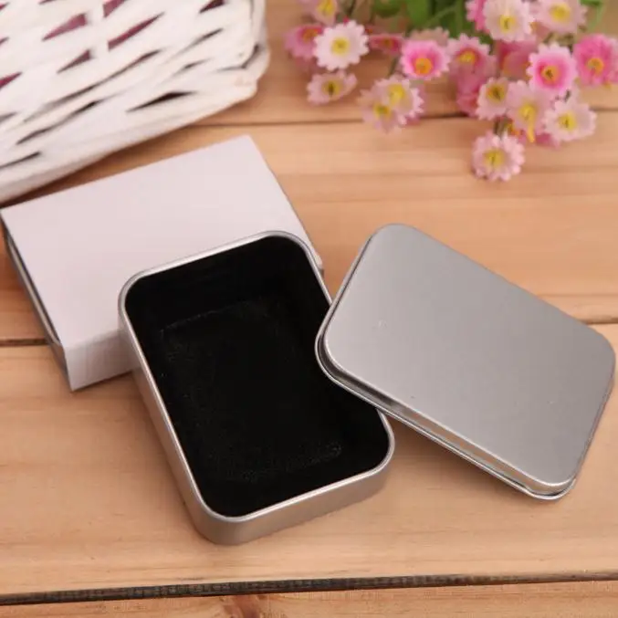 

Silver Metal Tin Box For Oil Lighter Party Gift Case Wholesale