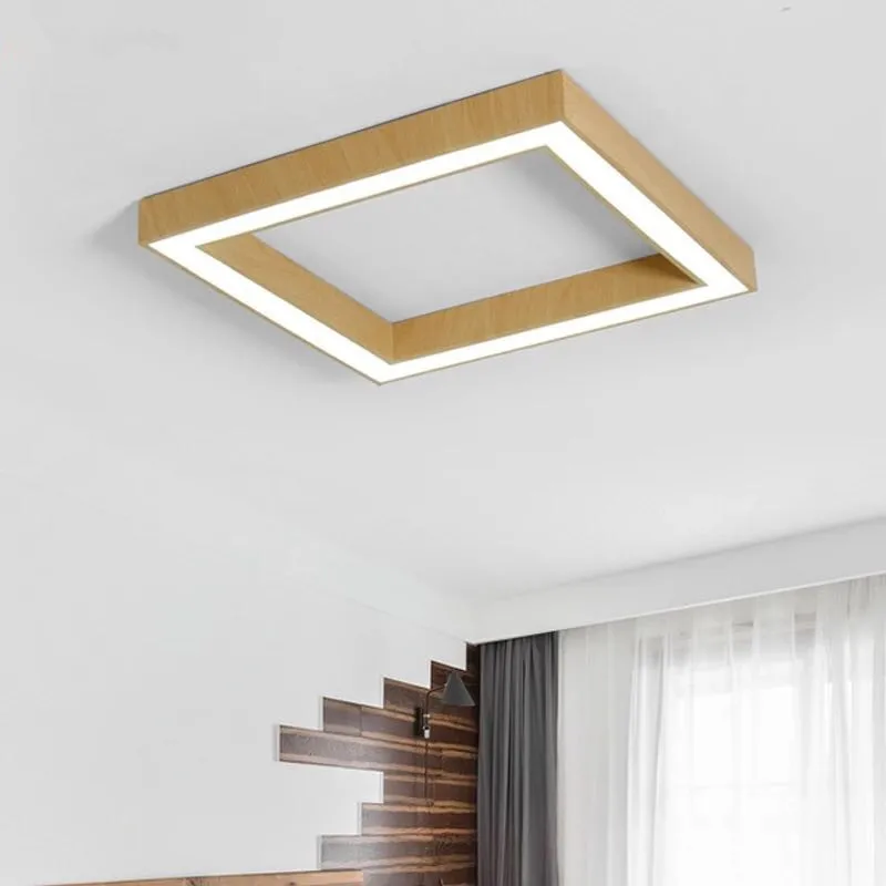 Простой современный светодиодный потолочный светильник Офисная квадратная