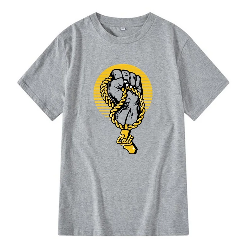 

Unisex New Cotton Creative Trend Tshirt Clenched Fist Print Short Sleeve Tops & Tees Fashion T-shirts Casual Couple T Shirt