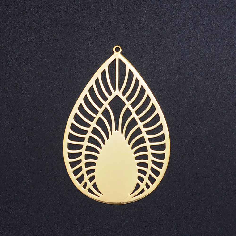 3 шт./лот большие геометрические капли из нержавеющей стали ювелирные изделия