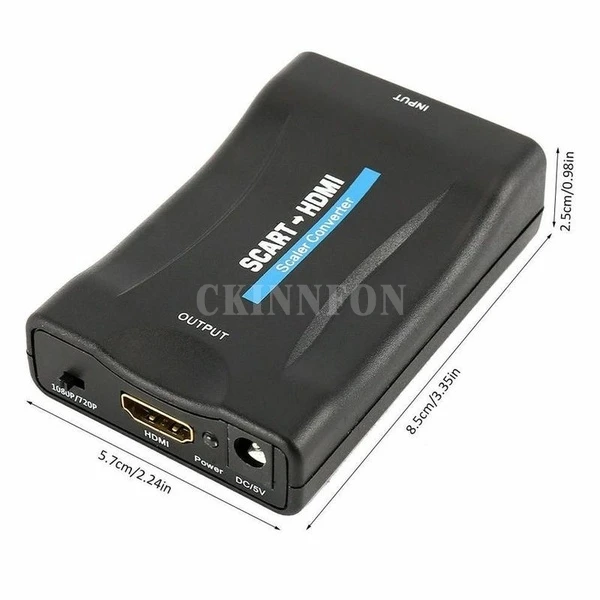 50 комплектов 1080P HDMI-совместимый для SCART композитный видео стерео конвертер аудио