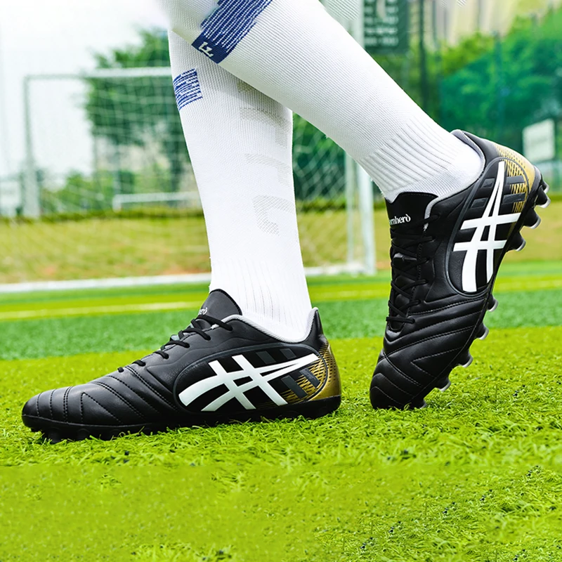 

2021 Kids Boys Girls Students Cleats Training Football Boots New Style Unisex Turf Men Soccer Shoes Men Sports Soccer Sneakers