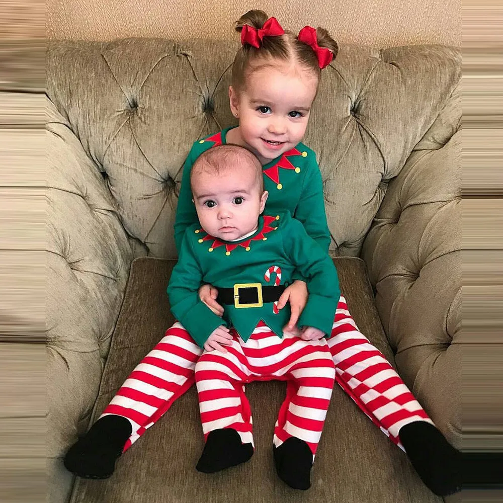 

3pcs Baby Christmas Outfit 2022 New Year's Costume Baby Girl Clothes For Newborn My First Christmas Clothes For Baby Boy