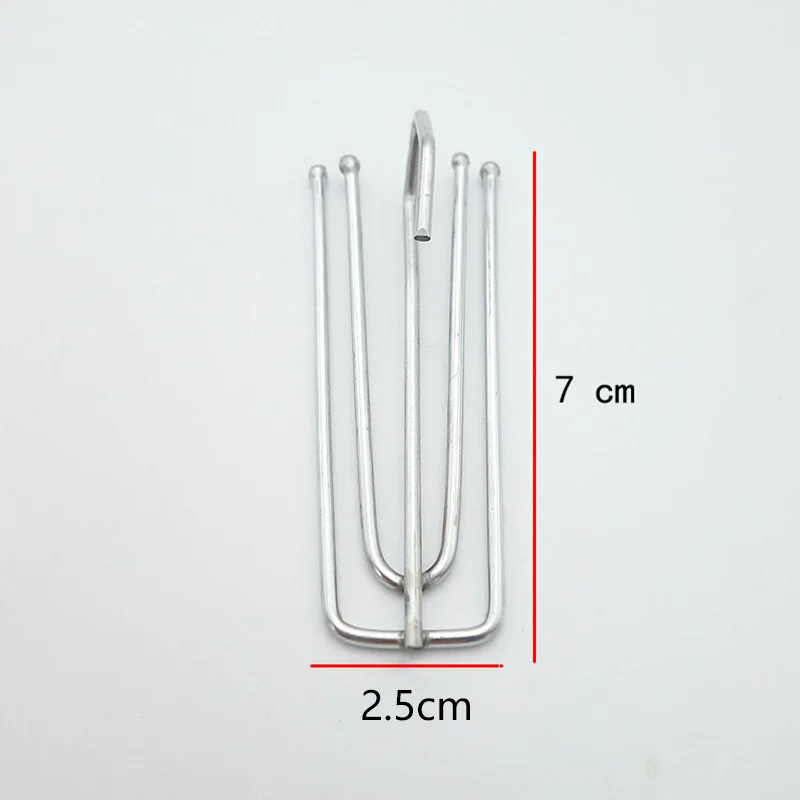 Крючки для подвешивания 4 зубца прочные занавески 1 шт. | Дом и сад