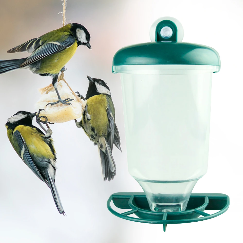 

1pcs Automatic Bird Seeds Feed Forest Hanging Food Container Garden Feeding Bird Feeder Outdoor Indoor Pet Bird Feeding Tools
