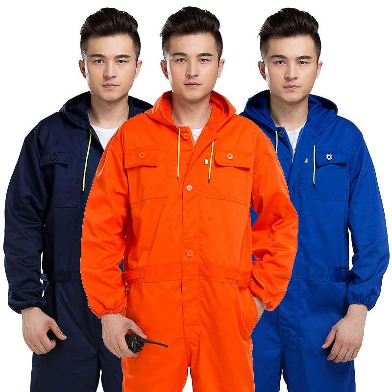 

Work Clothing For Mens Coverall Repairman Jumpsuits Trousers Working Uniforms Workwear Overalls Plus Size Dust Proof Hooded Suit