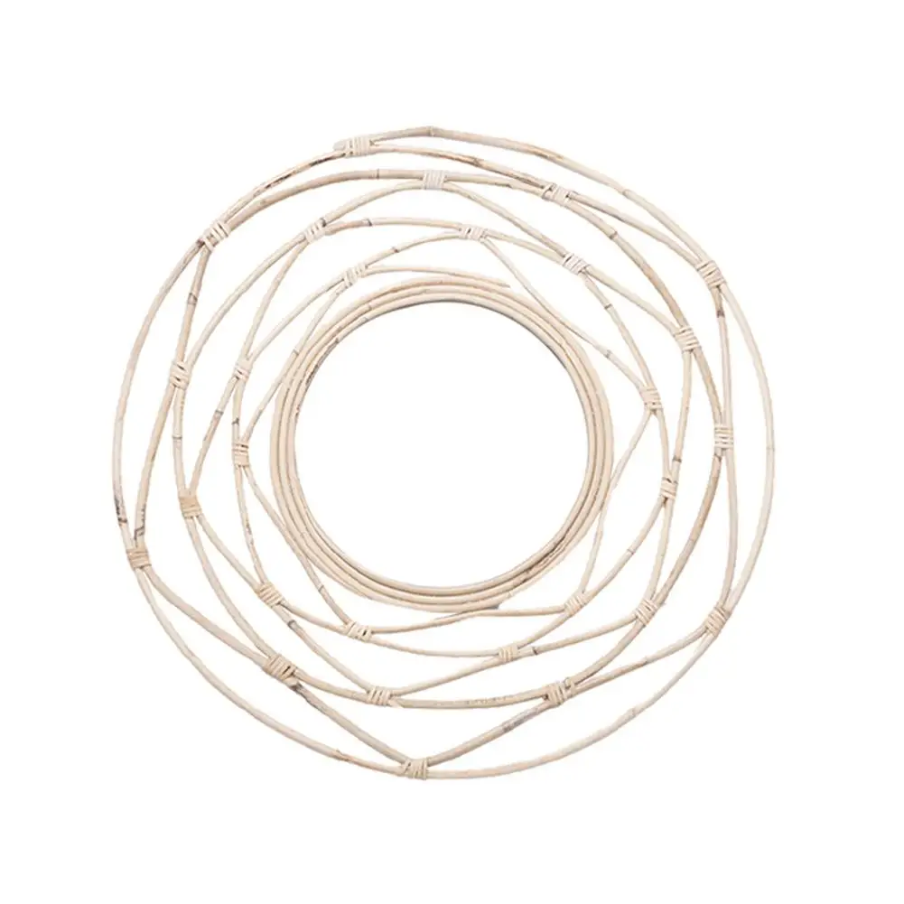 

Ins Rattan Round Mirror Nordic Wall Hanging Art Makeup Mirror Dressing Bedroom Bathroom Ornament Craft Home Decoration