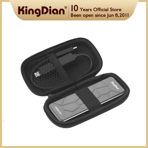 Бесплатная доставка, жесткий диск Kingdian 500 Гб SSD RGB, внешний жесткий диск 120 ГБ/250 ГБ/1 Тб SATA, протокол AHCI, Портативный твердотельный диск