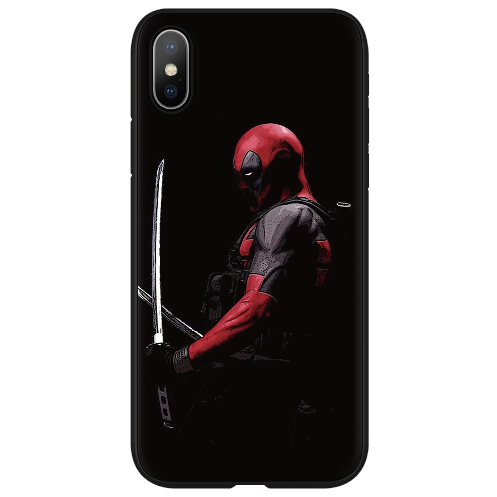 Marvel Мстители Jorker Dead Pool печать рисунок чехол TPU Мягкий для iPhone XS Max 7 8 Plus XS X 6 6S 5 5S 11 Pro Чехол для Max XR - Цвет: 0z2dao