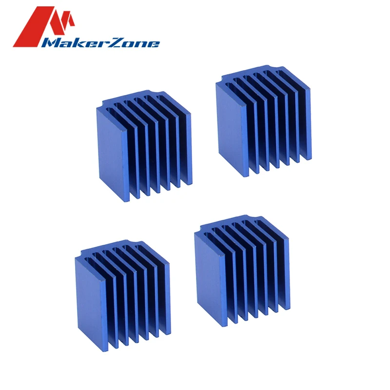 Детали для 3D принтера драйвер шагового двигателя радиатор синий охлаждения TMC2100