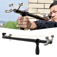 powerful straight rod telescopic catapult hunting slingshot new folding slingshot outdoor shooting toys hunting tools