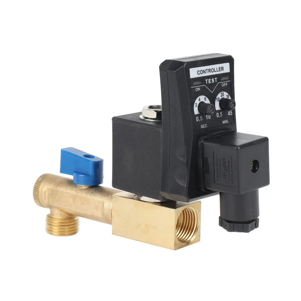 1 шт. G1/2 "электронный приуроченный дренажный клапан AC110V/AC220V Mayitr воздушный
