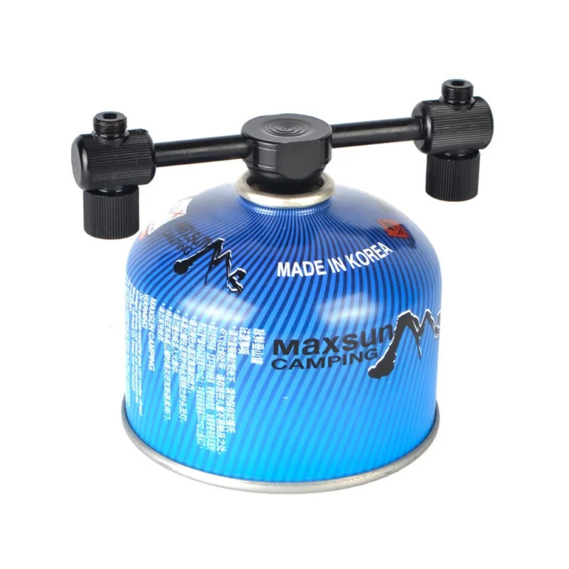 Адаптер для наружной кемпинговой печи один два выхода алюминиевый сплав