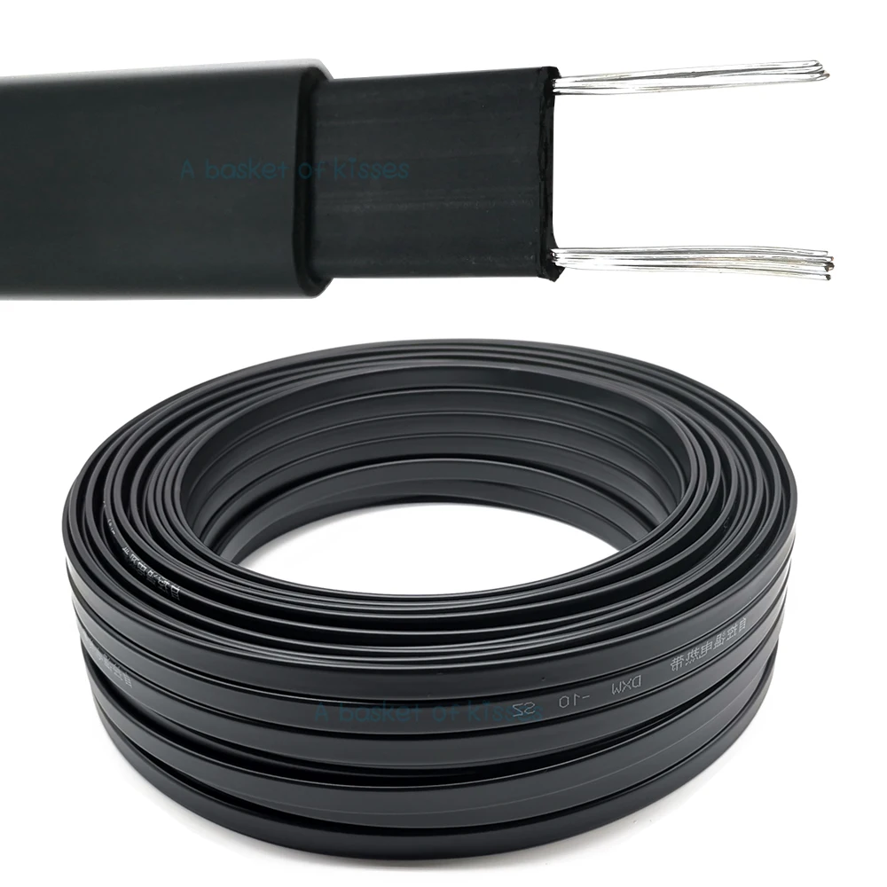 20meter 10mm 220V type flame retardancy heating belt Self-limiting temperature water pipe protection roof deicing cable | Обустройство