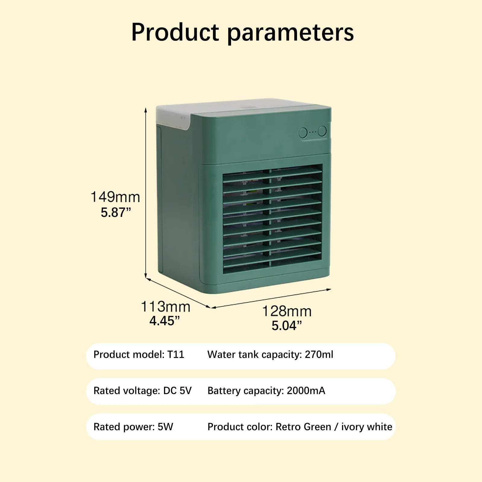 

Air Conditioner Fan Humidification USB Portable Circulator Cooler Purifier Small Desktop Blower For Office Bedroom