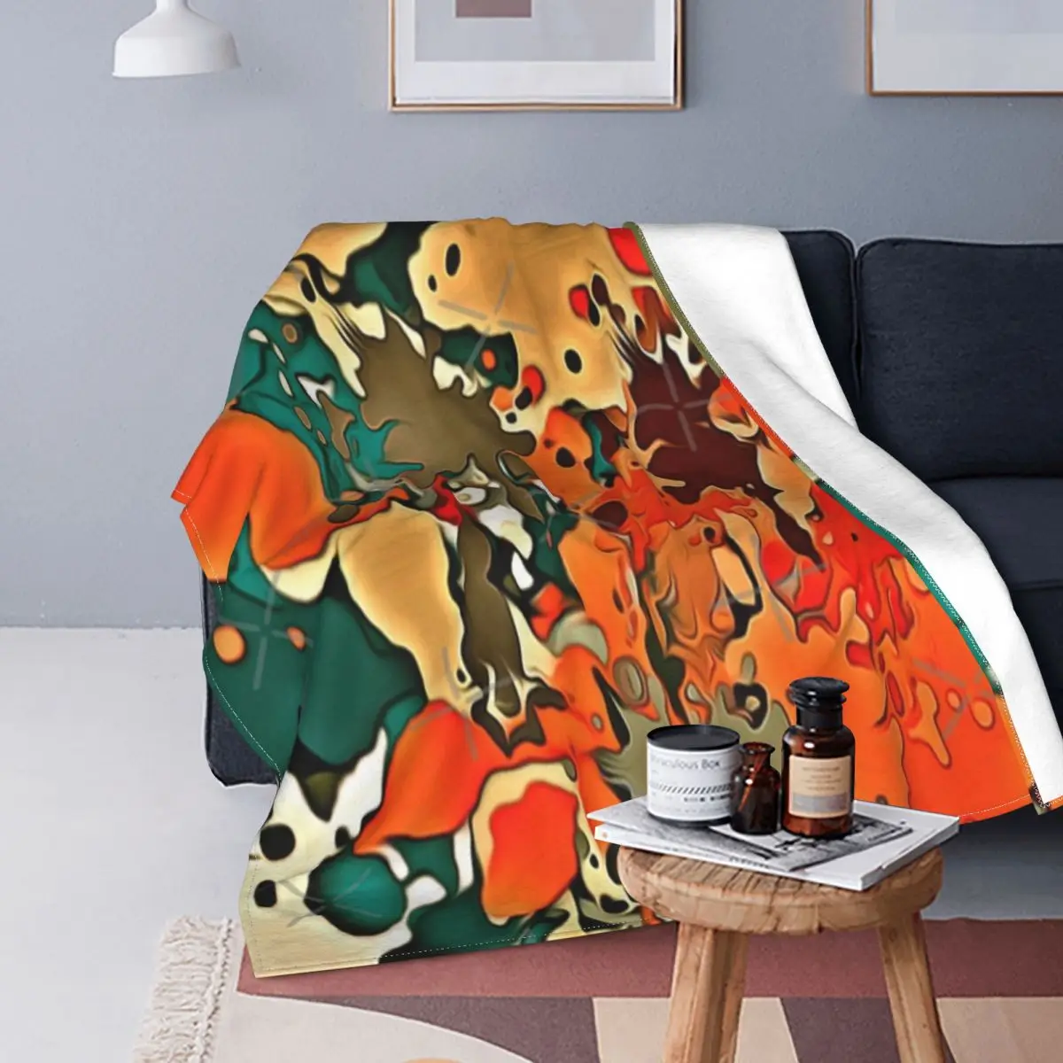 

Манта С фрактальным фоном, Фрактальный фрактал, необычный, куктальский, с квадратным фокусным фоном, двойной Manta, colcha, 220x240