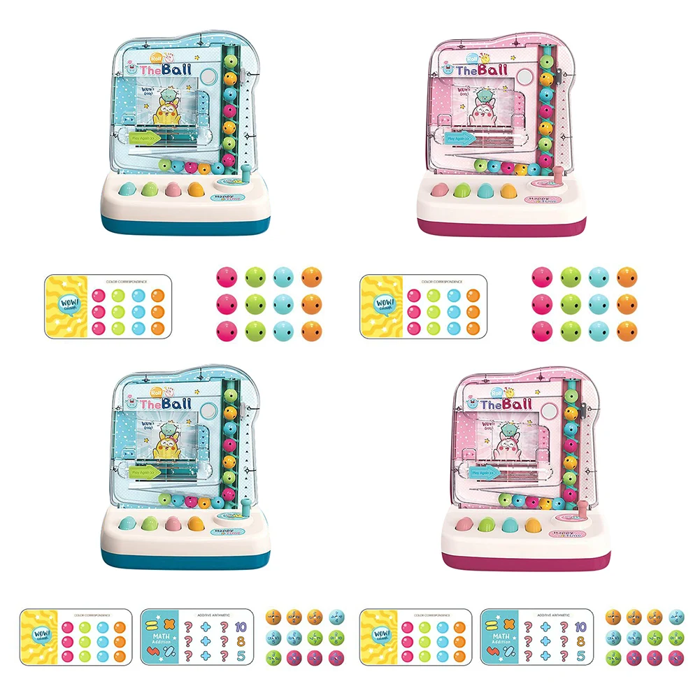 

Counting Toy Intellectual Educational Manual Roll Ball Counting Game Toy Parent-child Interaction Rolling Game Machine Console