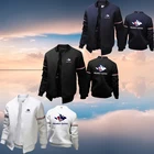 Мужская куртка с принтом Pearly Gates, осенне-зимняя повседневная Уличная бейсбольная куртка, приталенная спортивная куртка на молнии, 2021