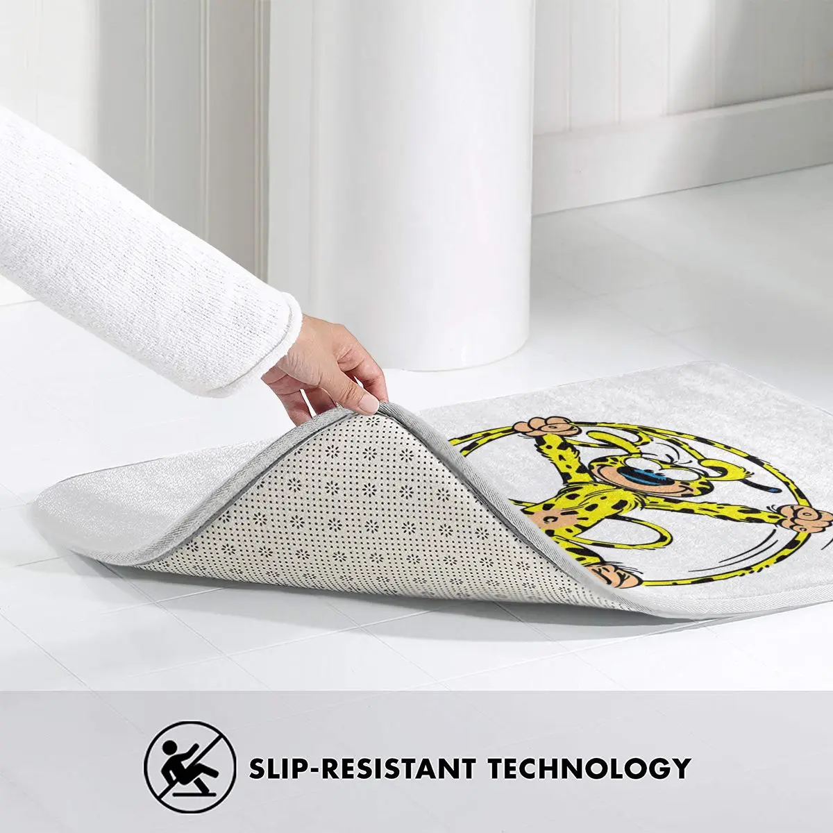 Коврик для ванной Gaston Lagaffe Comics коврик с подвижными ручками кухонный ковер входной