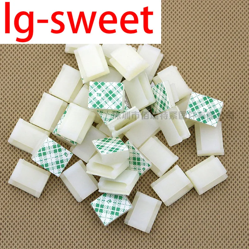 

self-adhesive wire fixing base fixing clamp, cable clamp, cable clamp, chassis cable management clamp FC-1 FC-2 100PCS