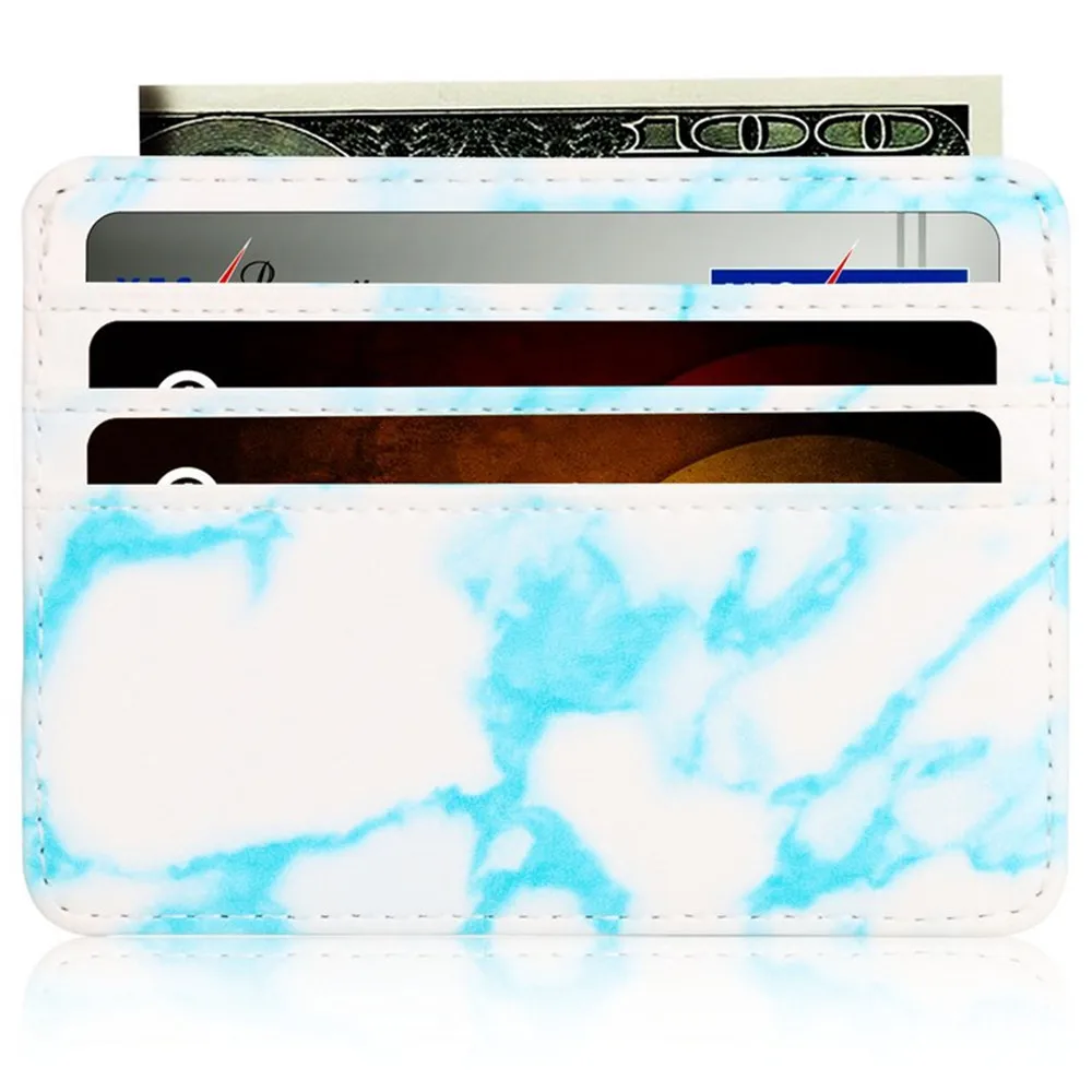 

Fashion Women Men Passport Cover Pu Leather Marble Style Travel Id Credit Card Passport Holder Packet Wallet Purse Bags Pouch
