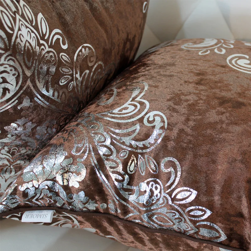 Роскошный Европейский чехол для подушки новая индивидуальная бронзовая