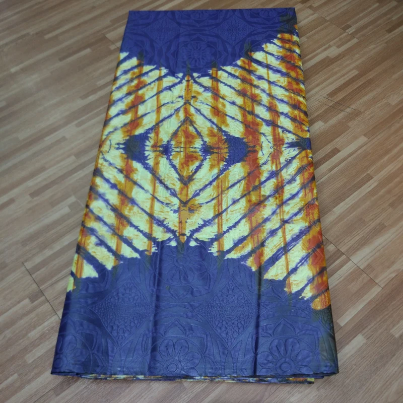 06 Базен riche getzner tussu africain robe bazin riche ткань guinea brocade Ткань bazin brode нигерийская кружевная ткань 5yard/комплект - Цвет: 06