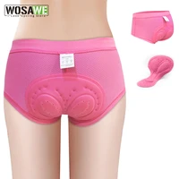 wosawe womens cycling shorts 3d gel padded breathable underwear bicycle road bike mtb shorts riding downhill shorts s 2xl pink