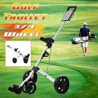 34wheels golf trolley professional folding golf bag trolley outdoor sport multifunctional supplies foldable push pull golf cart