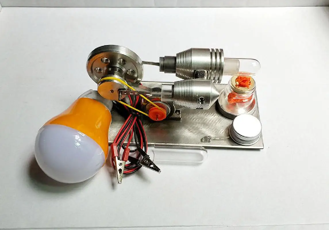 Металлическая спиртовая мини-лампа со смешивающим двигателем микро-двигатель