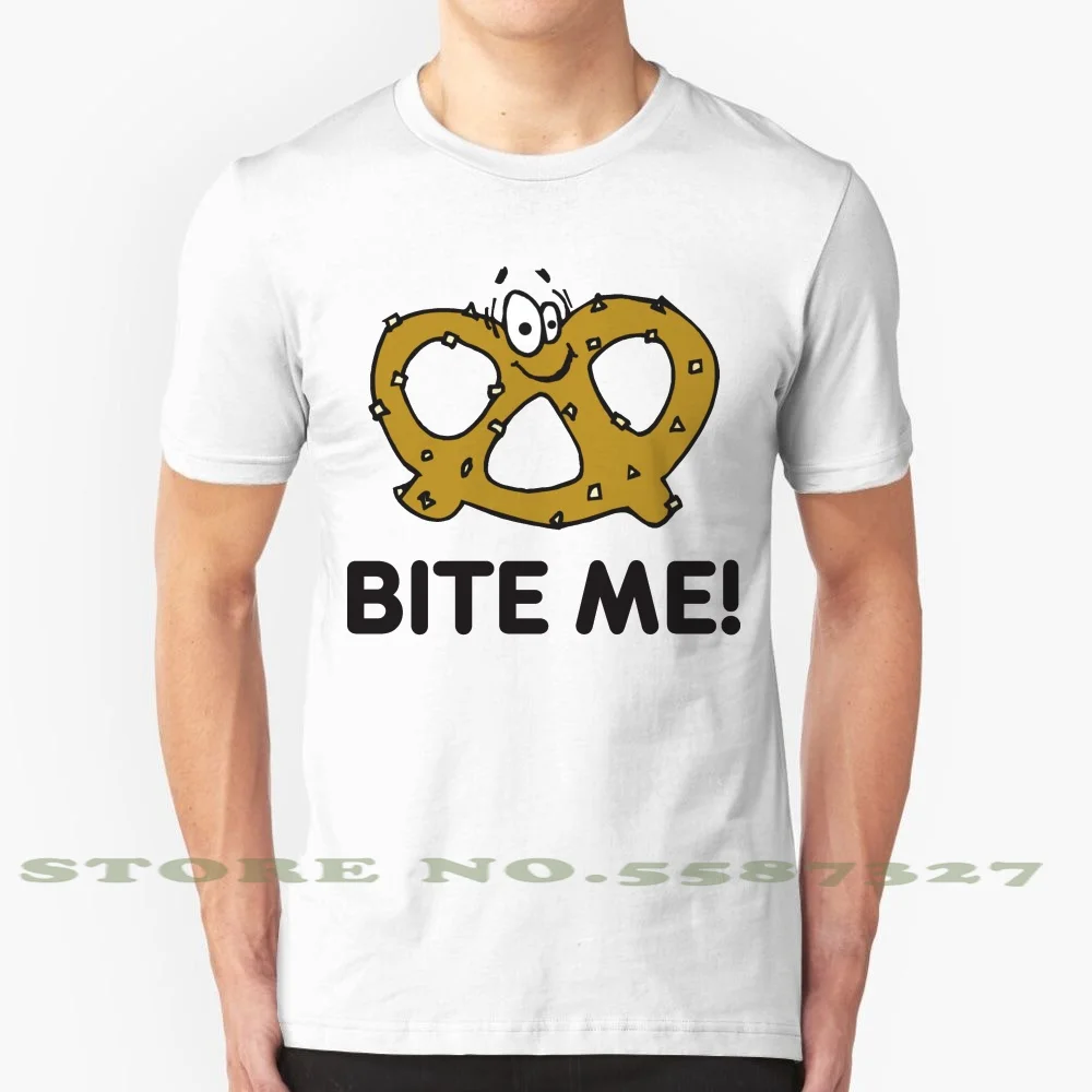 Крутая дизайнерская футболка Pretzel Bite Me модная забавная Pretzels Brezel Brezn Breze Sunday |