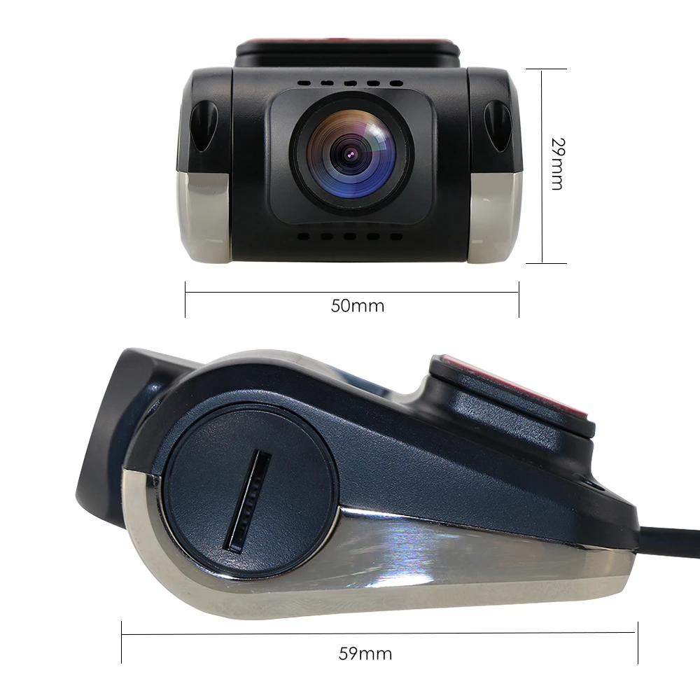 Автомобильный монитор USB автомобильный dvr цифровой видеомагнитофон Передняя