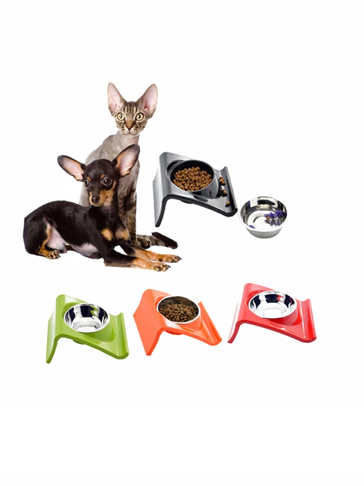 

Cat Food Bowls Stainless Steel Small Dog Bowl Pet Feeding Watering Bowls Supplier For Cats Dog Drinking Foods For Pet Water Bowl