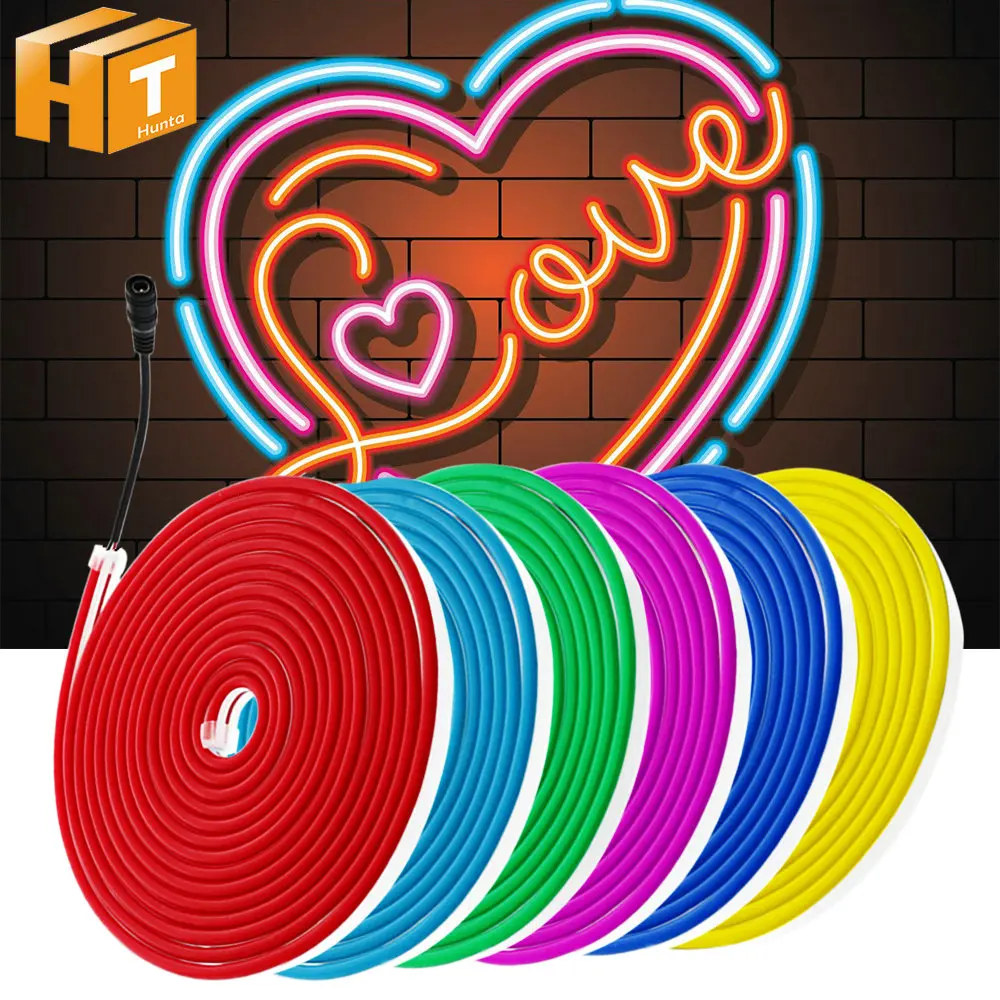 5 м неоновая Светодиодная лента светильник в щения персонажей и узоров IP67