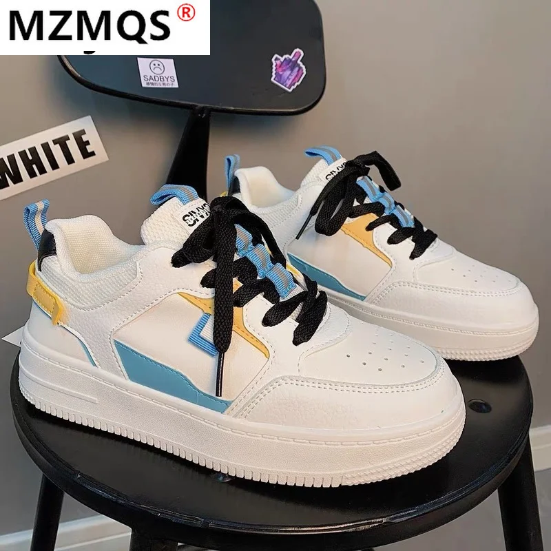 

2021 Women's Shoes New Walking Vulcanized Shoes Comfortable Lace-up Casual Shoes Women's Sneakers Spring Fashion Platform Shoes