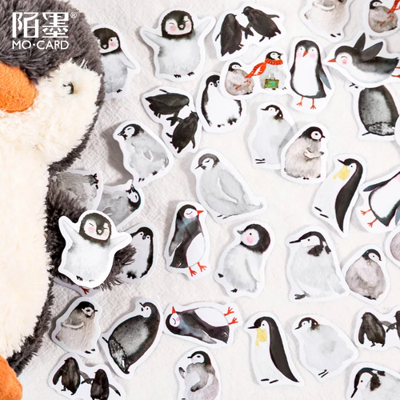 

46 pcs/set Kawaii Daily Life of Penguine Paper Stickers Scrapbooking Diy Bullet Journal Stationery Sticker Cute Decor Supplies